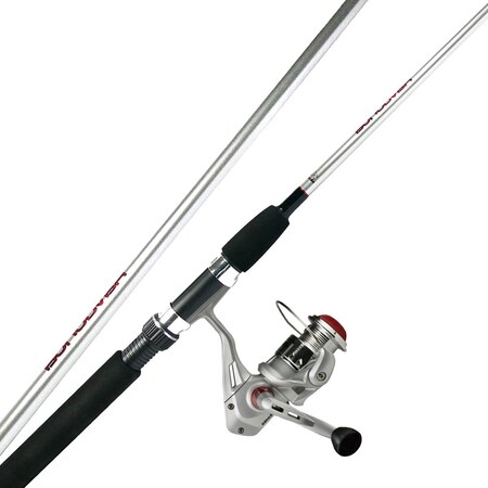 Okuma Boundary Spinning Combo, 65Sz Reel, With Line, 1Bb Electroplated Graphite Spool, 44012, 31016, 26 B-S-902-65